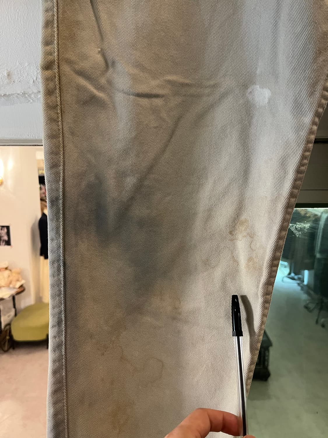 Levis 540 USA 베이지 스트레이트 릴랙스드 진 38x30 상품이미지4