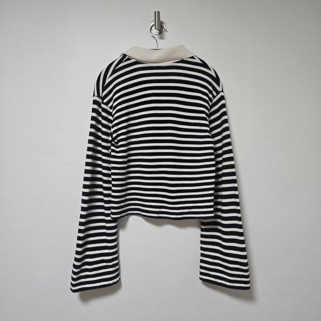 앳코너 스트라이프 와플 긴팔 티셔츠 / 여성 티셔츠/ 여성 카라티셔츠 상품이미지8