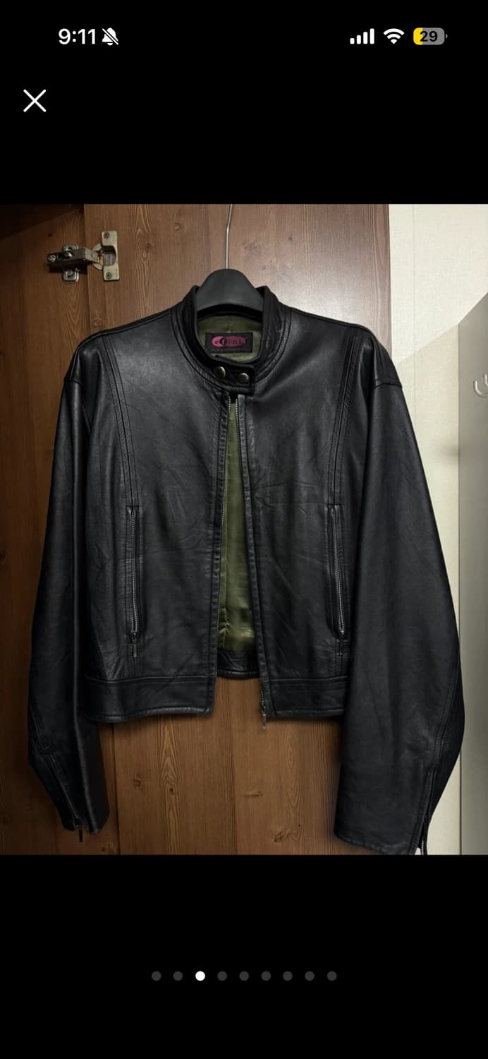 양가죽 빈티지 레더자켓 바이커자켓 상품이미지3