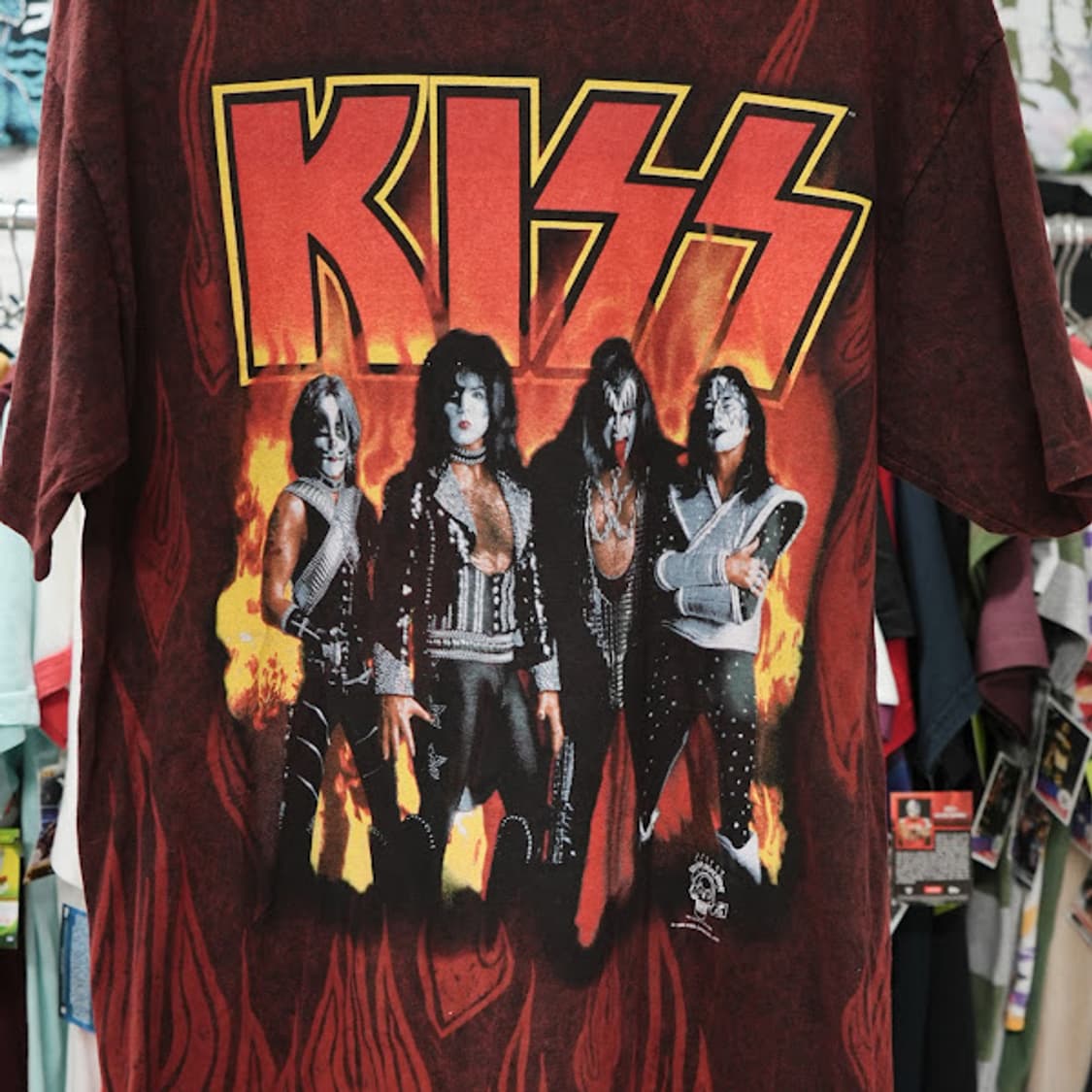 1996년 빈티지 싱글 스티치 KISS Cronies tour 티셔츠 상품이미지3