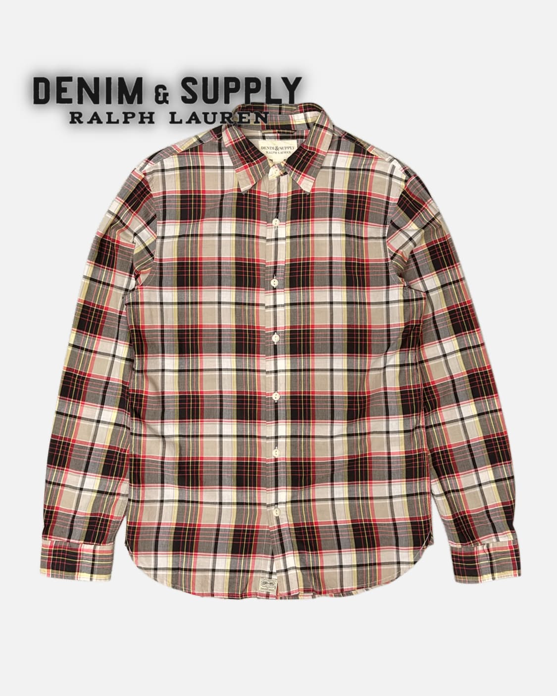 DENIM&SUPPLY cotton check shirt 상품이미지1