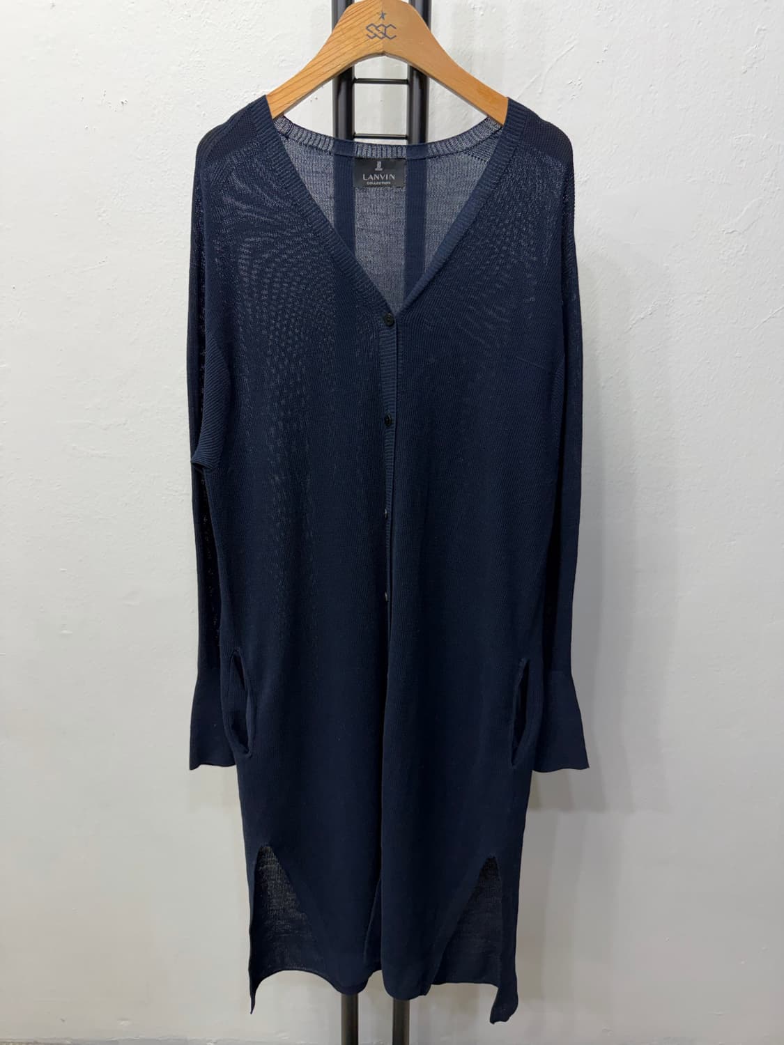 정품) LANVIN 랑방 한섬 롱 가디건 90 상품이미지1