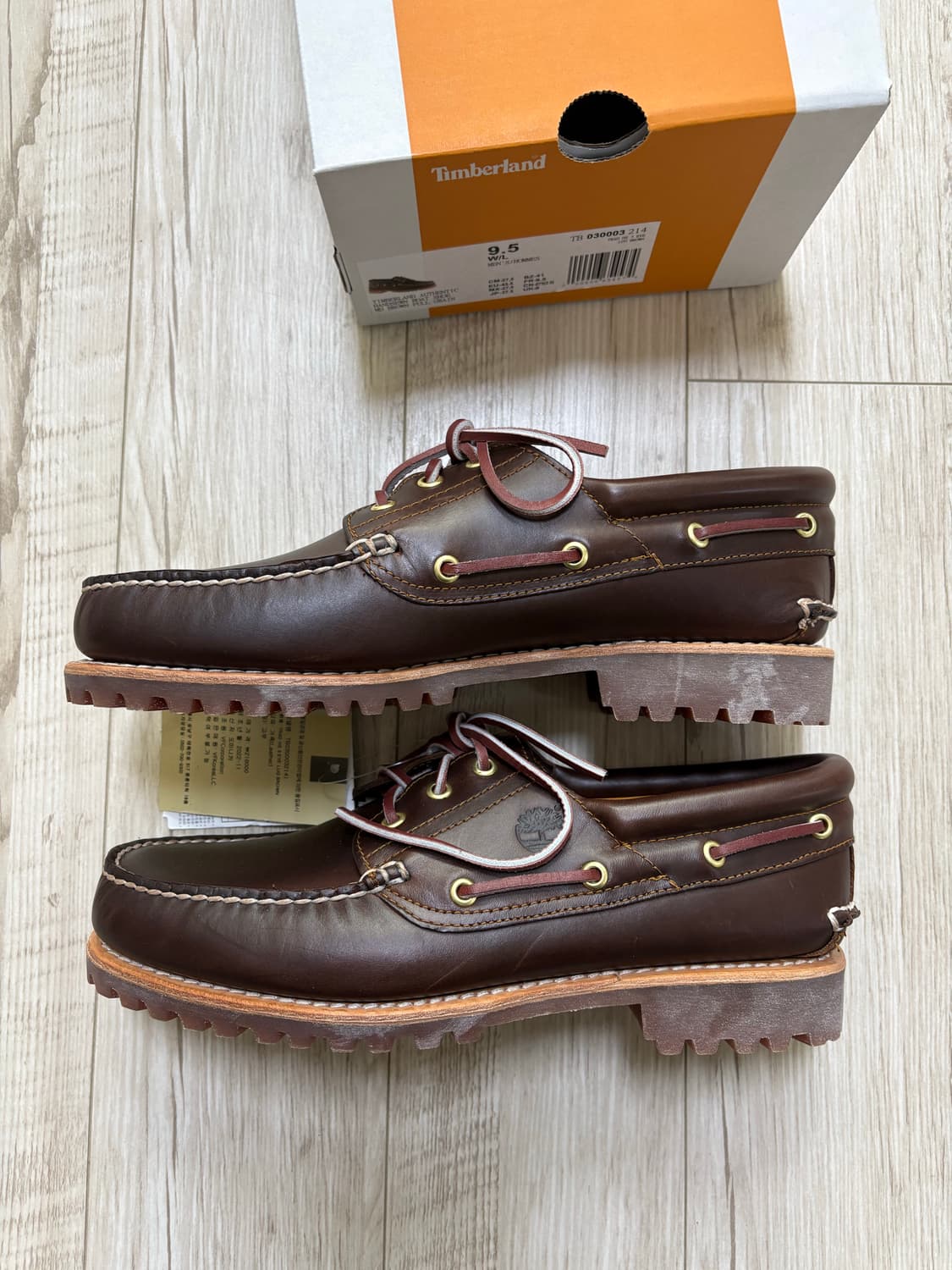 팀버랜드 3아이 보트슈즈 브라운 275 상품이미지2