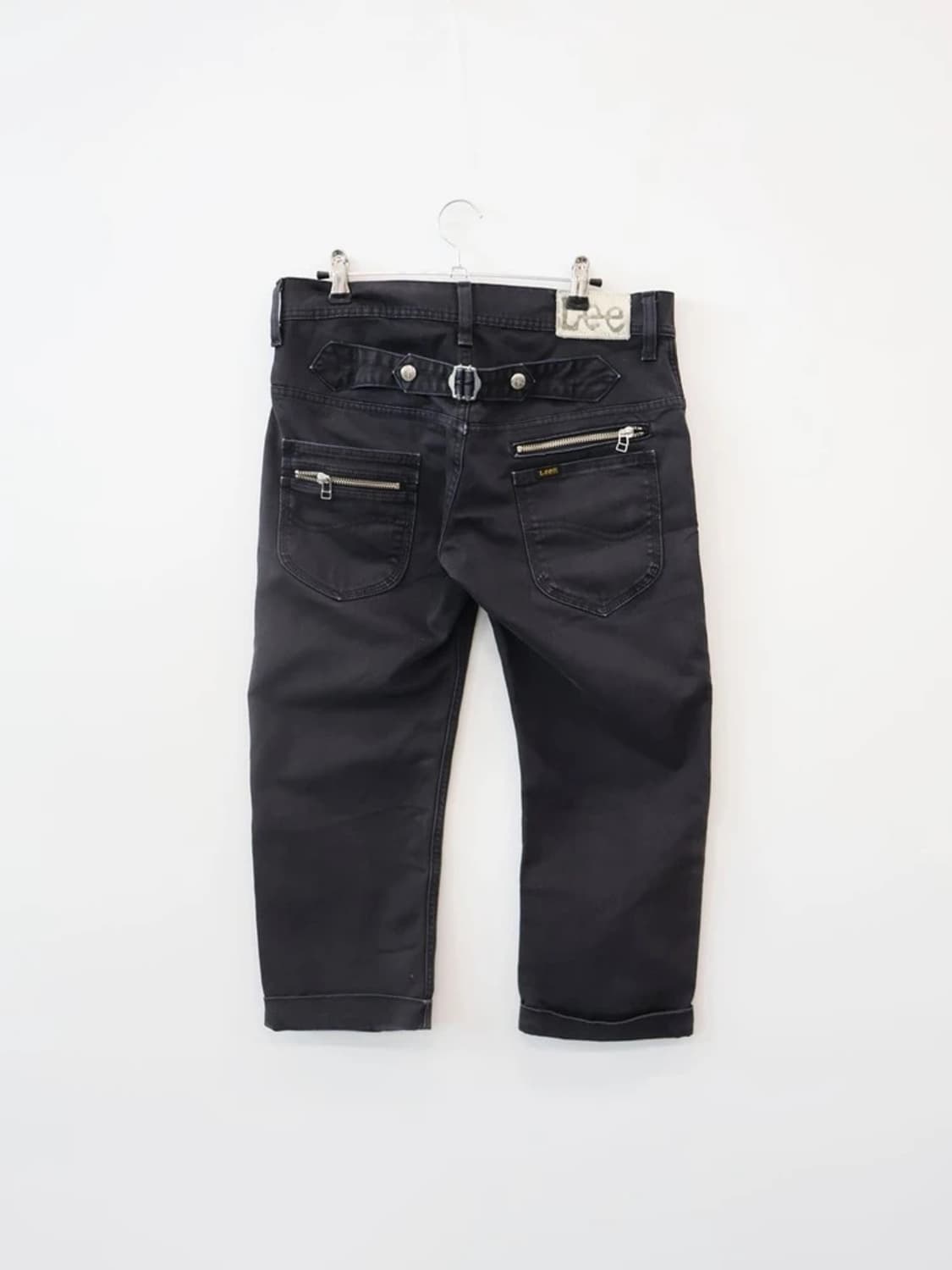 Lee Black Zip Detail Crop Pants 상품이미지5