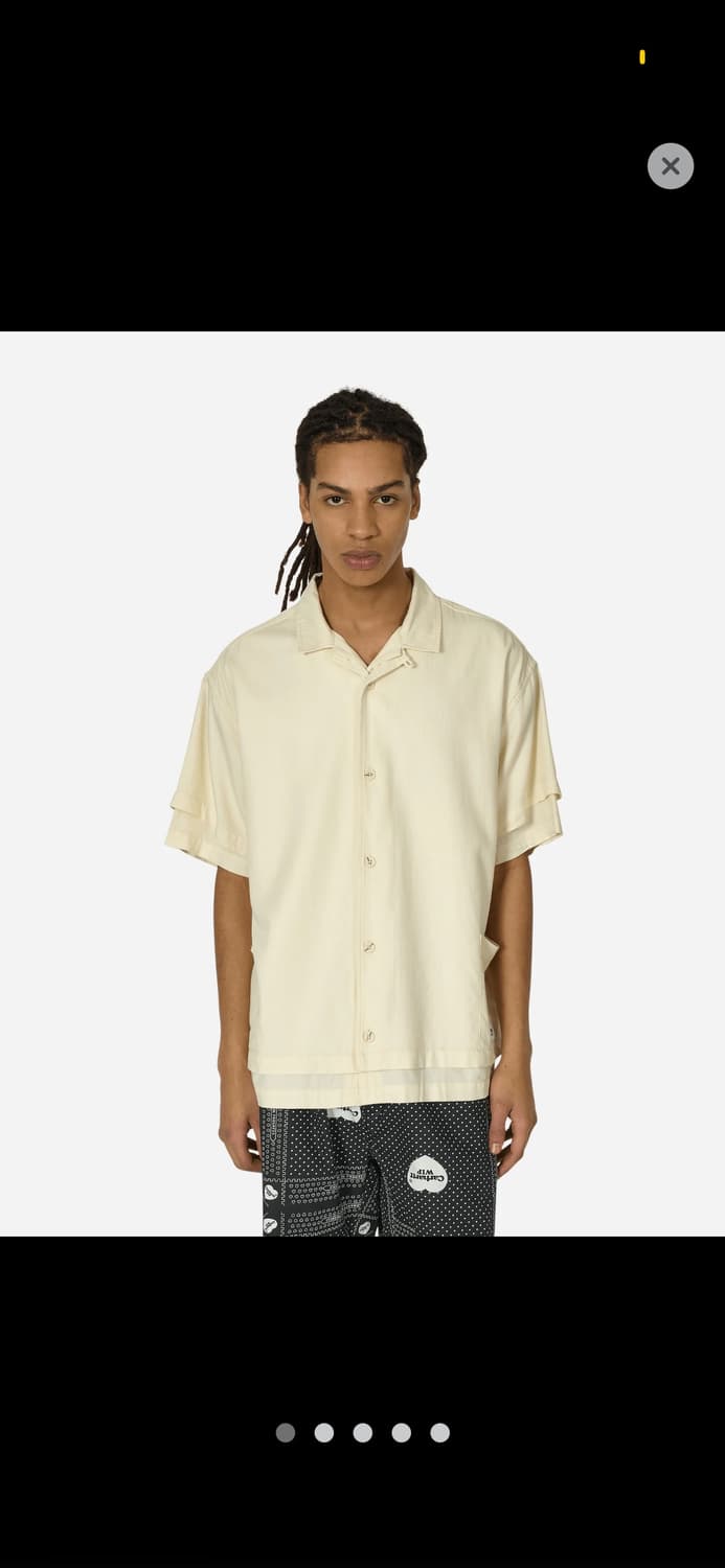 반스 otw 반팔 레이어드 셔츠 xl 상품이미지1