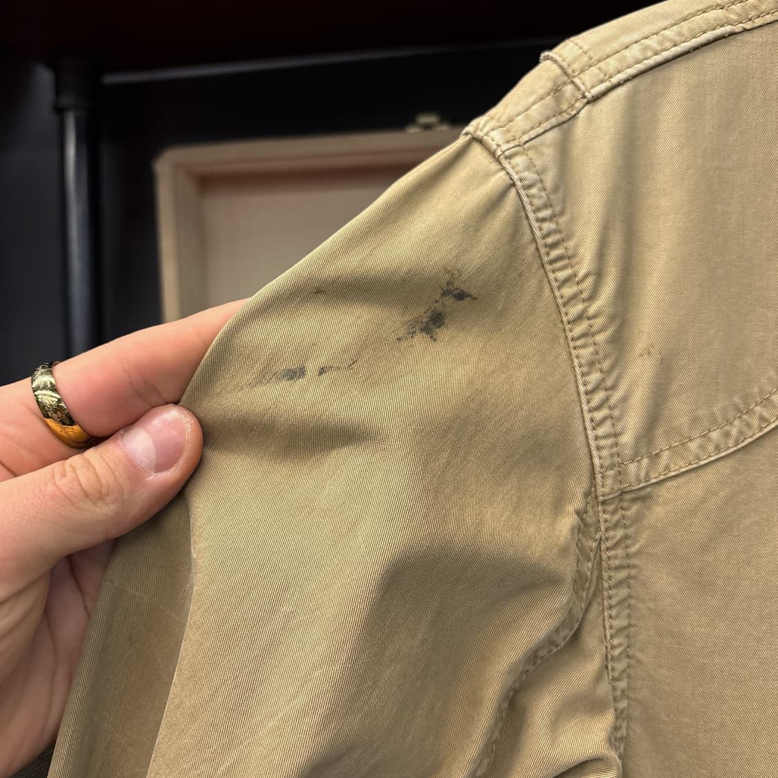 90s 폴로 랄프로렌 코튼트윌 유틸리티 헌팅포켓 후드파카 N1172 상품이미지7