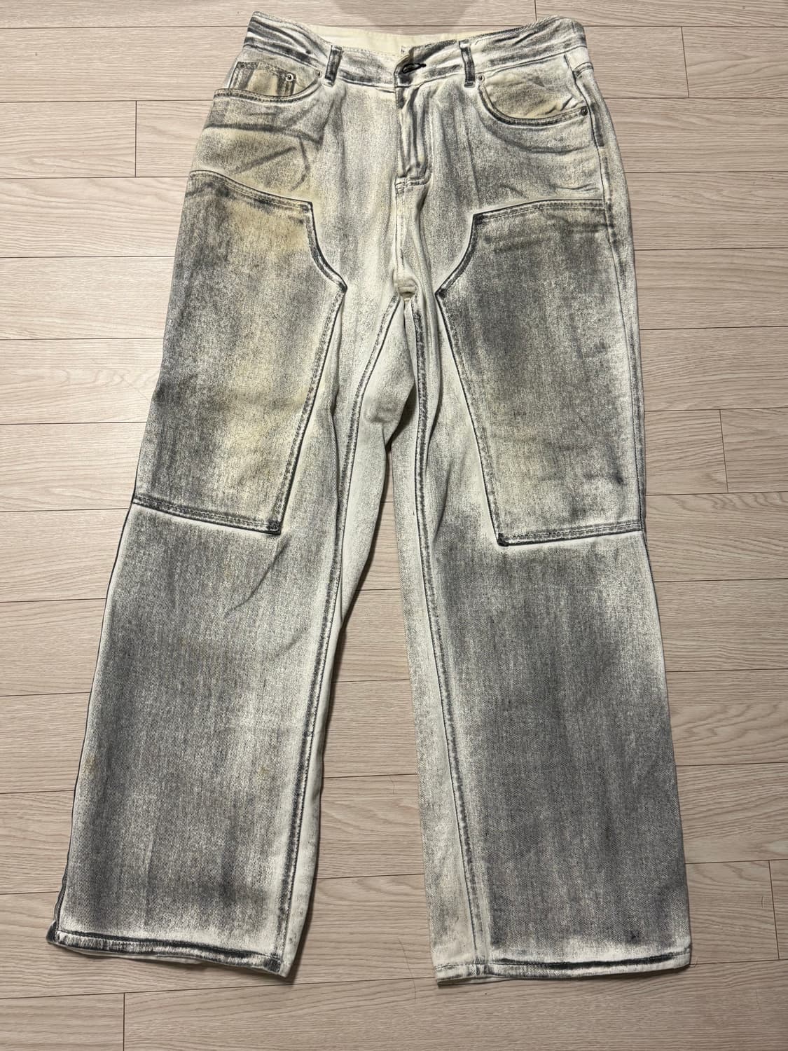 gray dirty jeans 상품이미지1