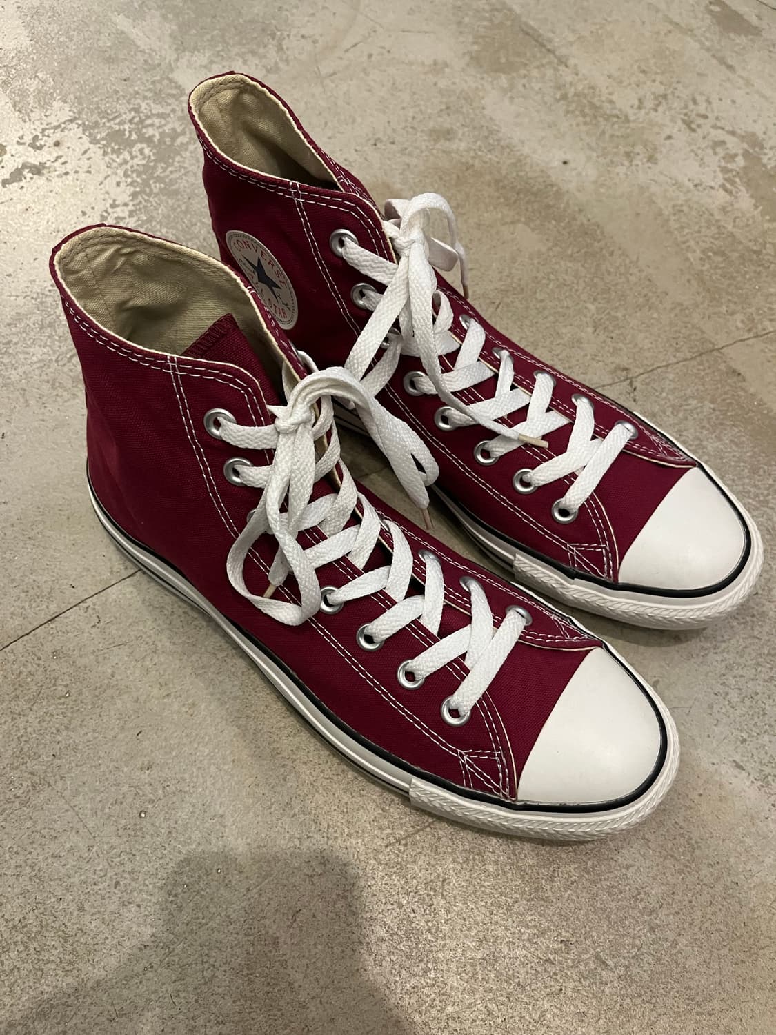 빈티지 컨버스 하이 버건디 상품이미지2