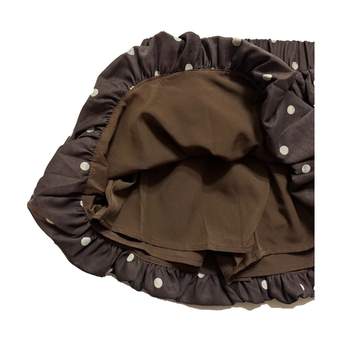 새상품 도트 펌킨 스커트 (브라운) 상품이미지2