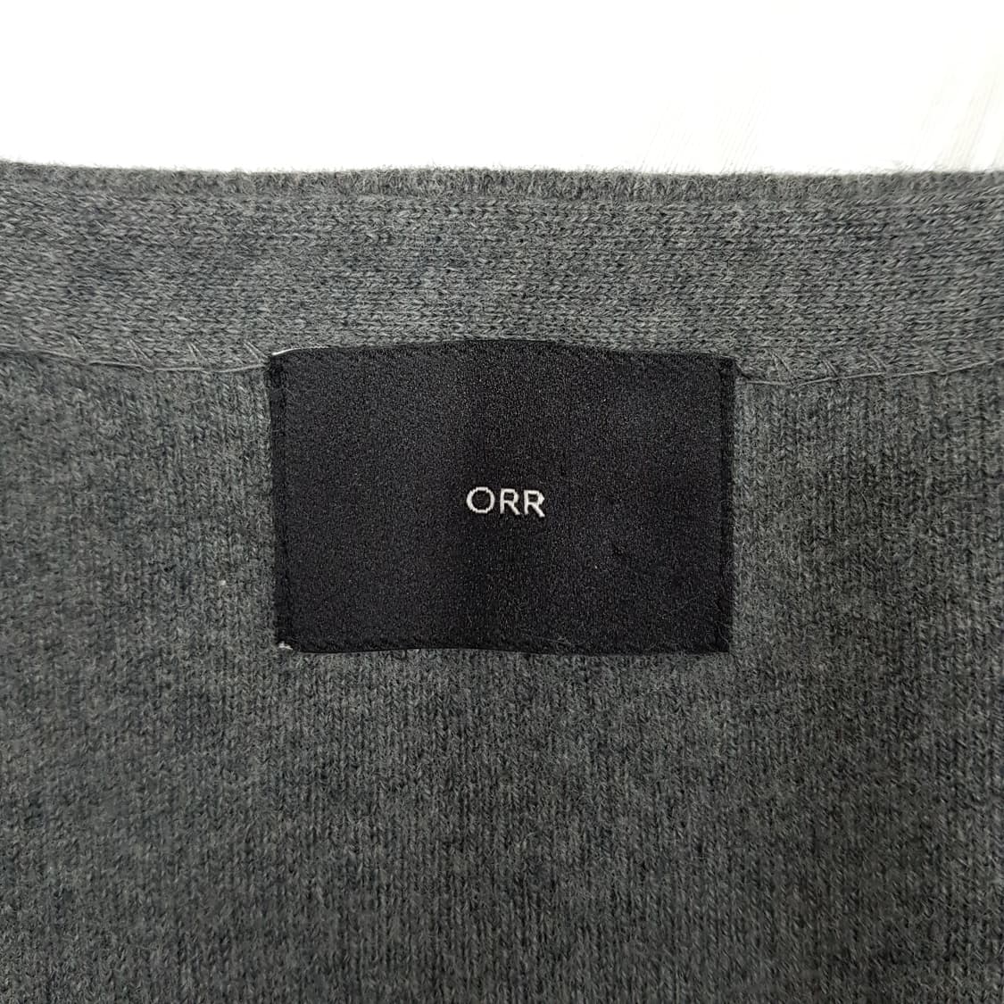 오르 ORR 울 100% 오픈 니트 가디건 M사이즈 상품이미지5