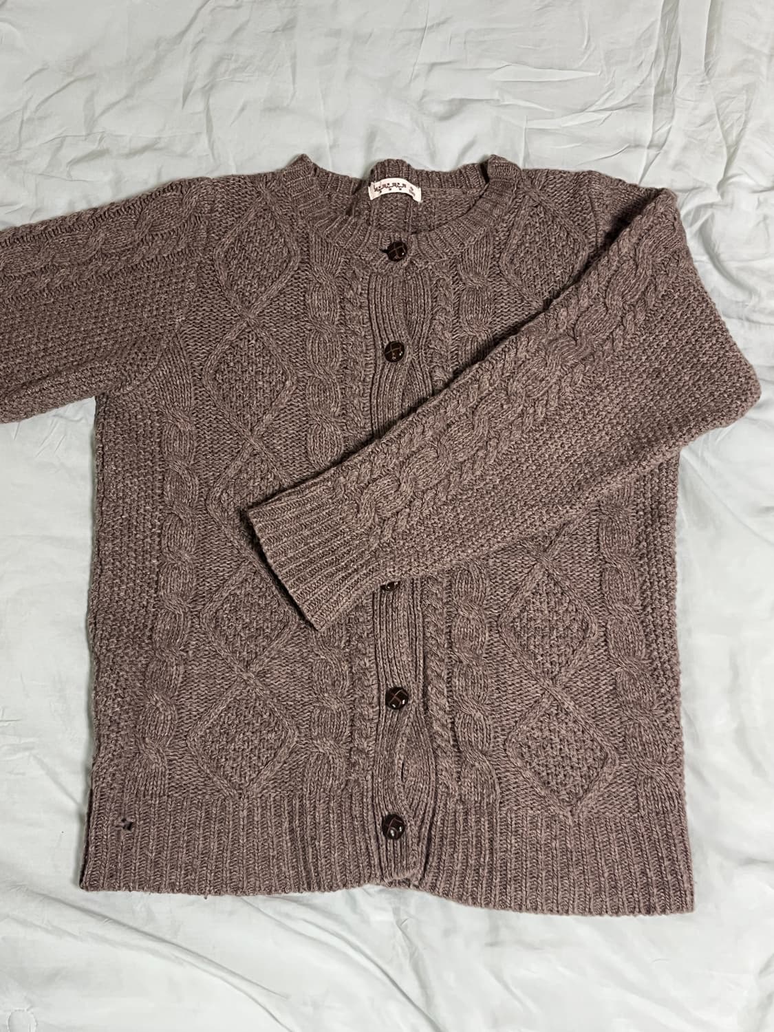 SM2 케이블 가디건 상품이미지1