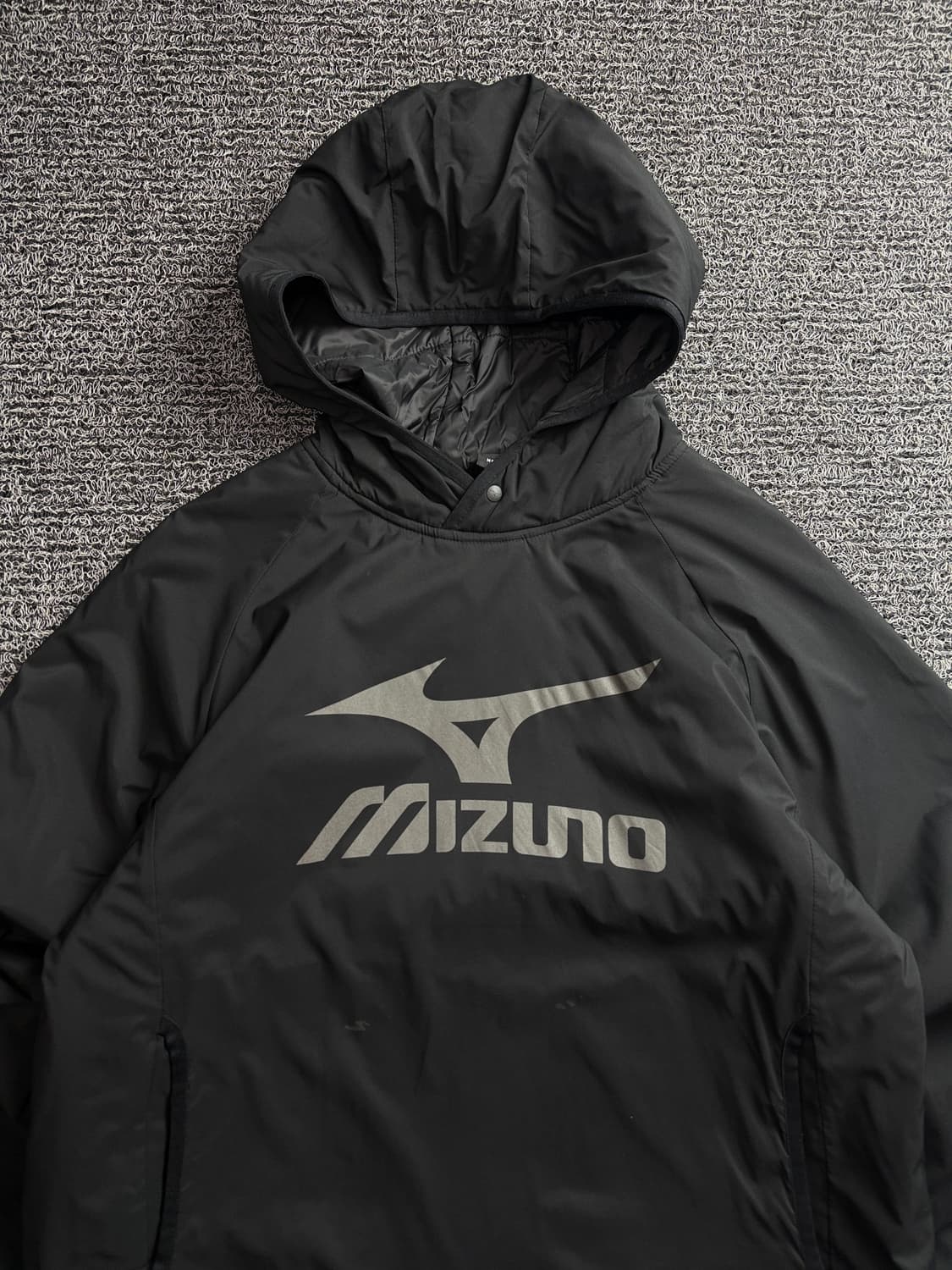 미즈노 빅로고 피스테 후디 웜업 점퍼 패디드 3176 상품이미지1