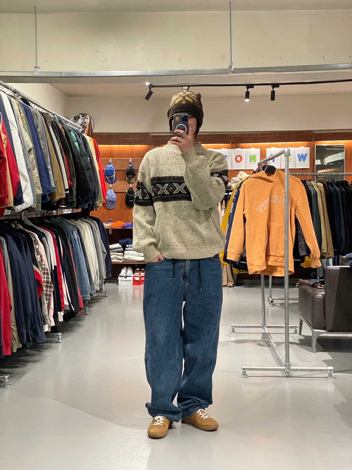 빈티지 울 니트 상품이미지3