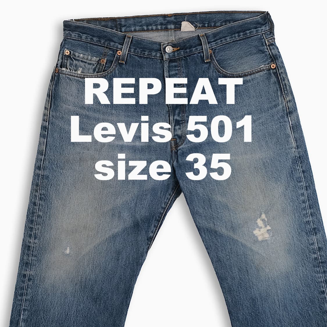 빈티지 리바이스 501 중청 35 인치 LV50136513 상품이미지1
