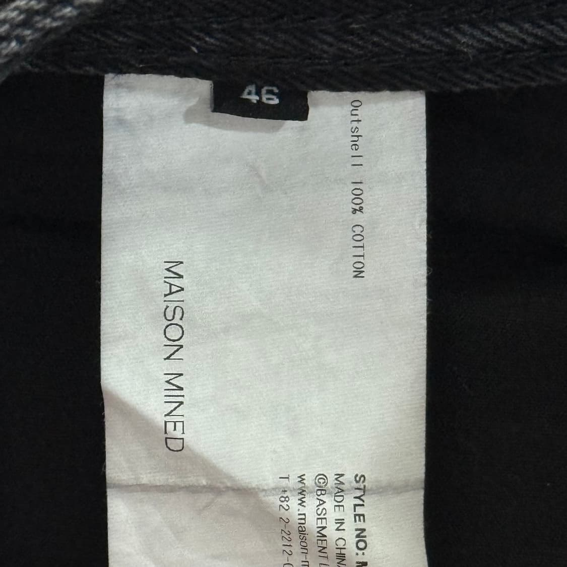 [정가 10만원] 메종미네드 데님 29-30 상품이미지9