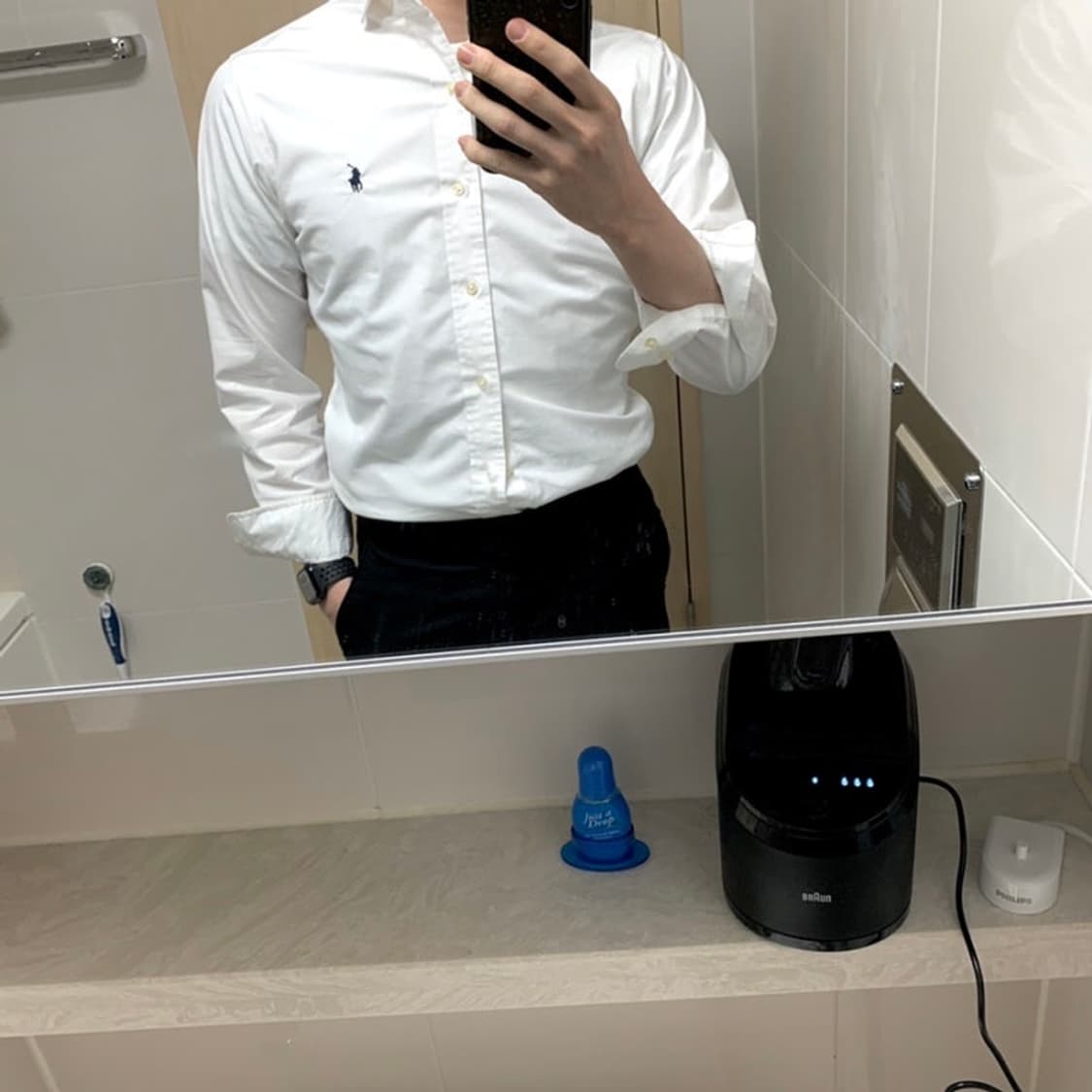 폴로 랄프로렌 슬림핏 이지캐어 셔츠 상품이미지1