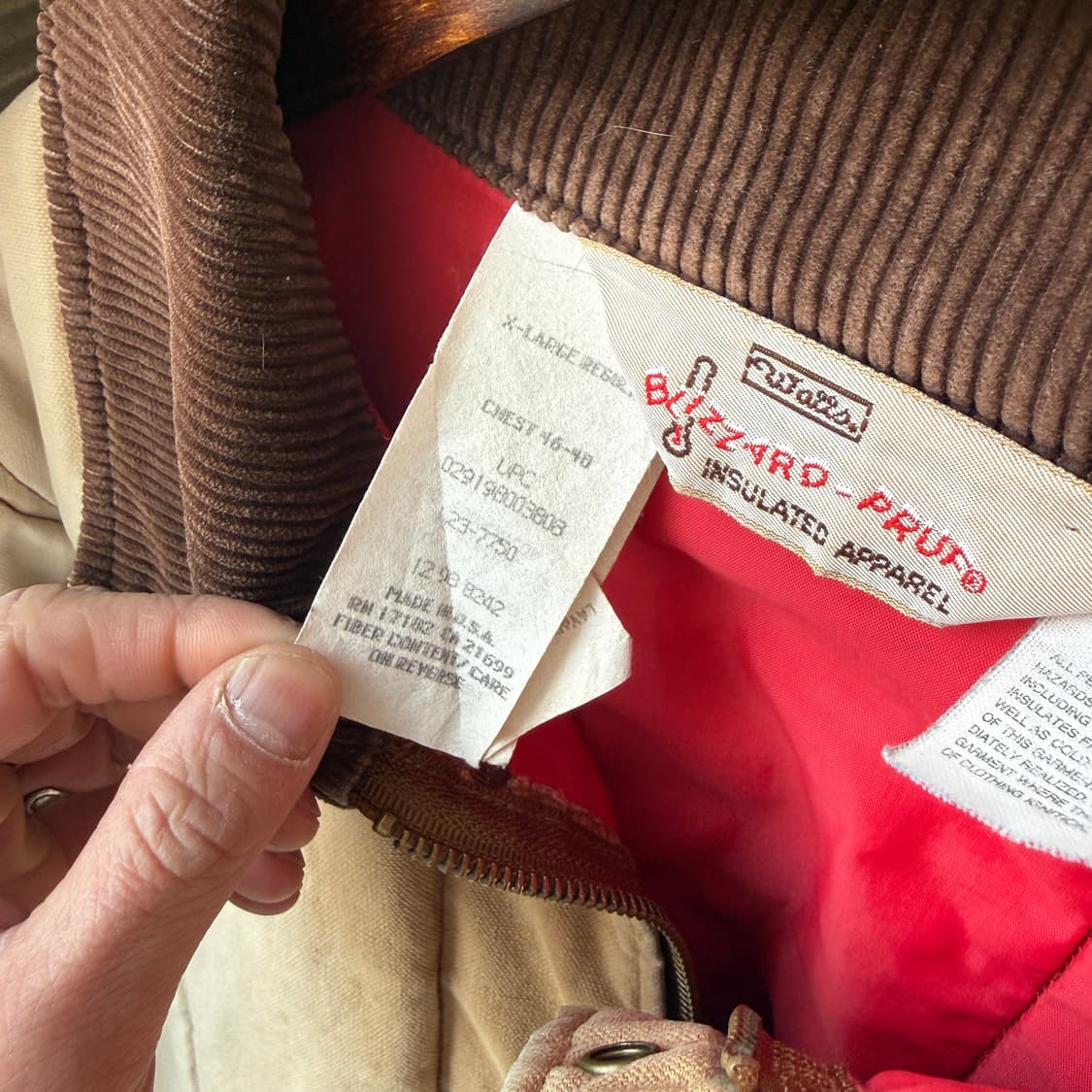 90s usa 월즈 워크 자켓 상품이미지6