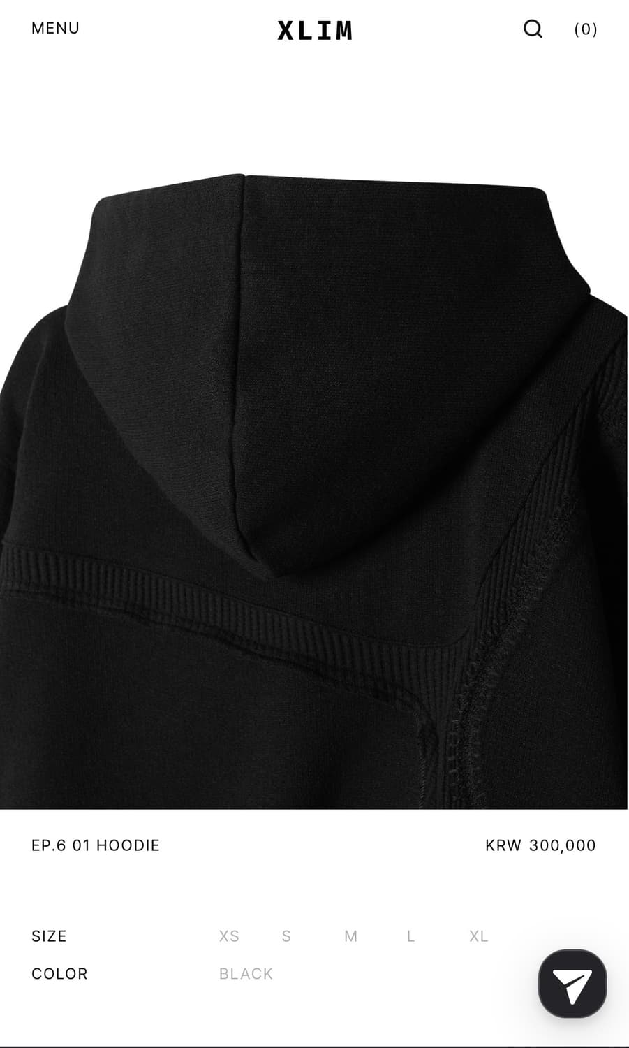 [L] Xlim ep6 후드티 검정 상품이미지4