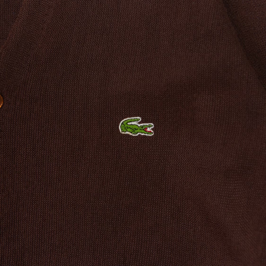 80s IZOD 라코스테 가디건 브라운  상품이미지2
