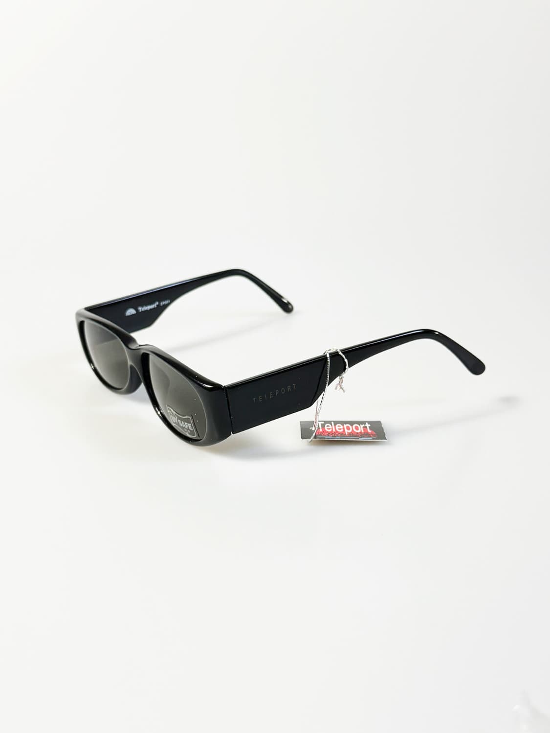90s TELEPORT 블랙 스퀘어 프레임 빈티지 선글라스 상품이미지3