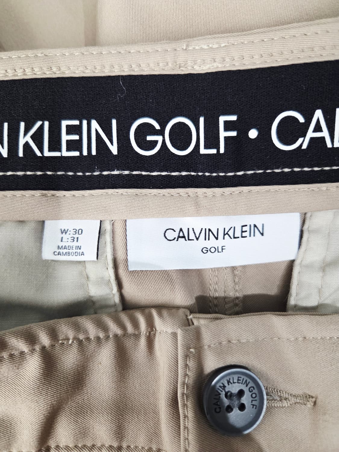 CALVIN KLEIN GOLF 베이지 골프 팬츠_31 상품이미지7
