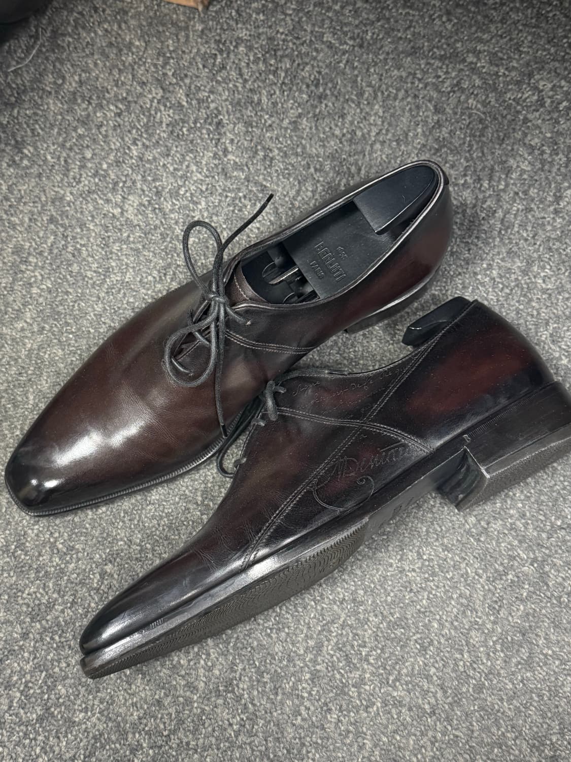 [8.5] 벨루티 디메져 네오 스크리토 옥스포드 더비슈즈 상품이미지4