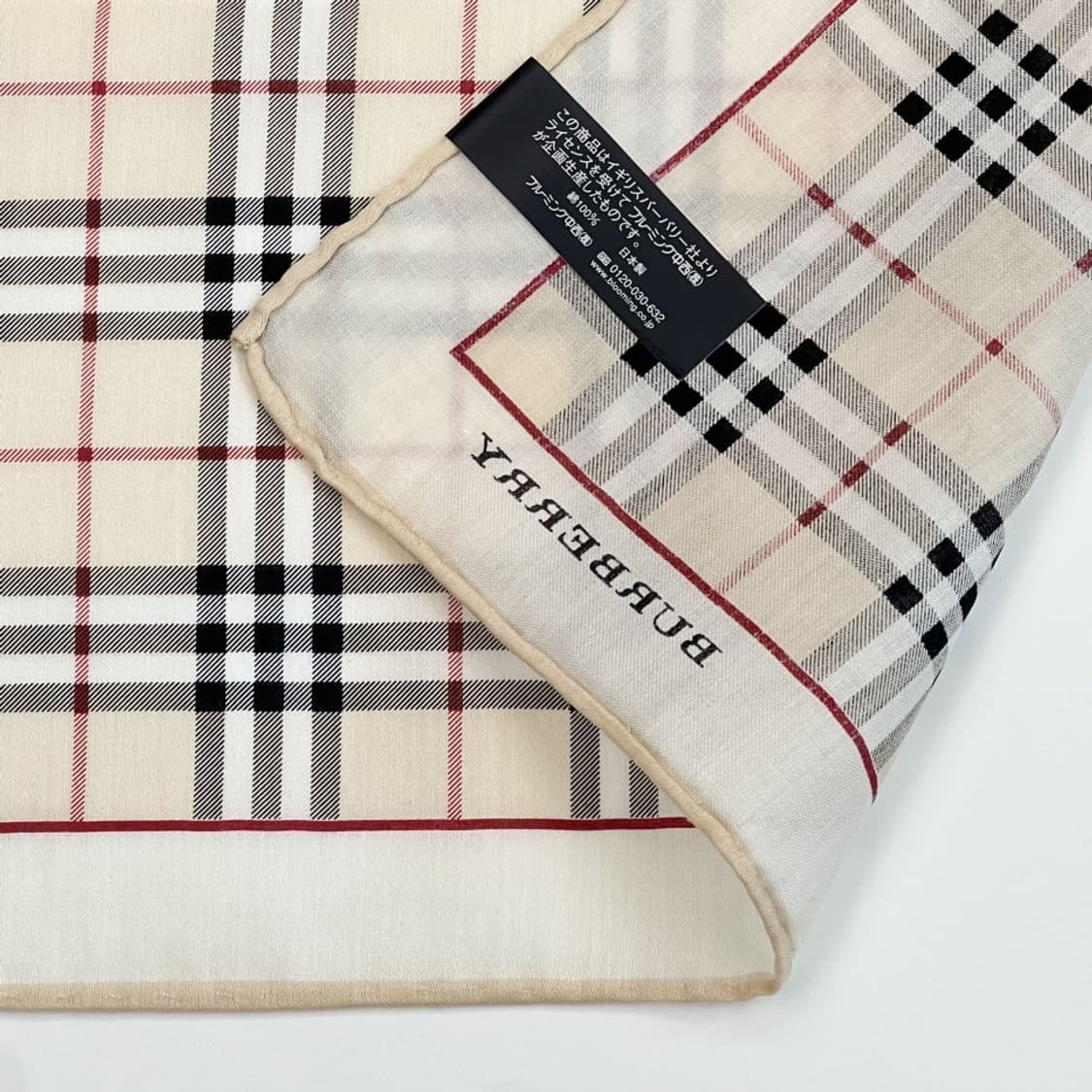 (새상품) burberry/ 버버리 쁘띠스카프 손수건 상품이미지6