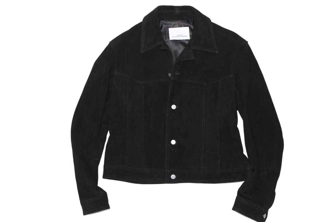 킨록앤더슨 카우레더 스웨이드 크롭 자켓  상품이미지1