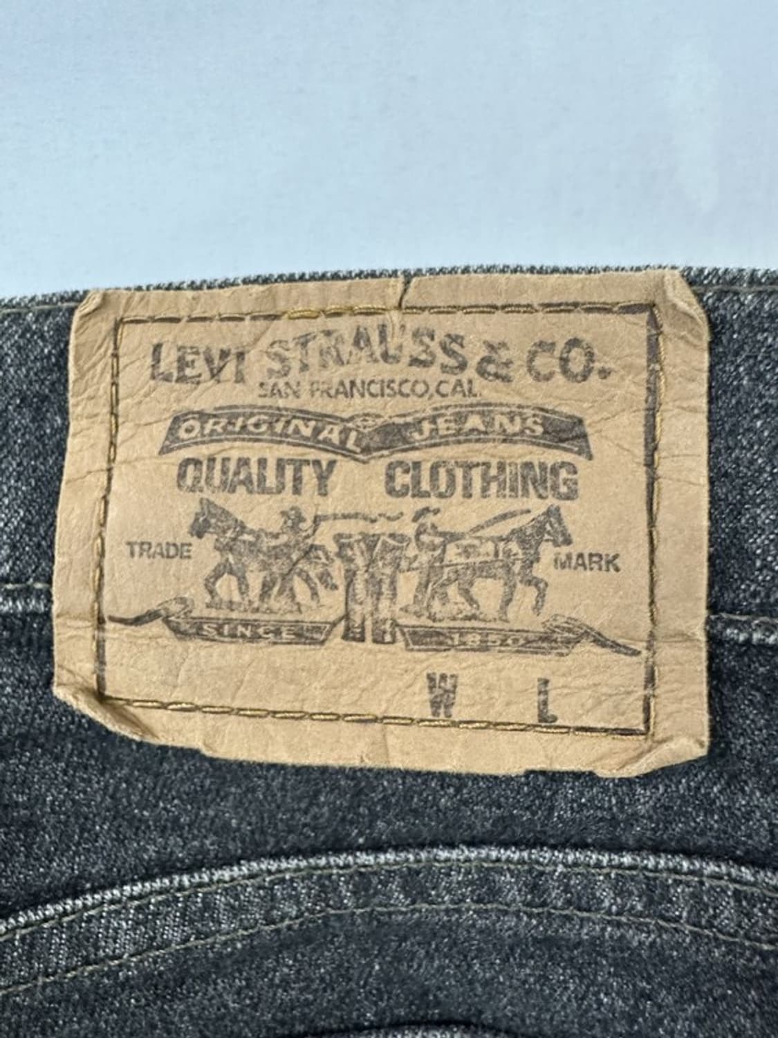 [W31L32] LEVI'S 리바이스806 USA 80s 오렌지탭 빈티지 상품이미지4