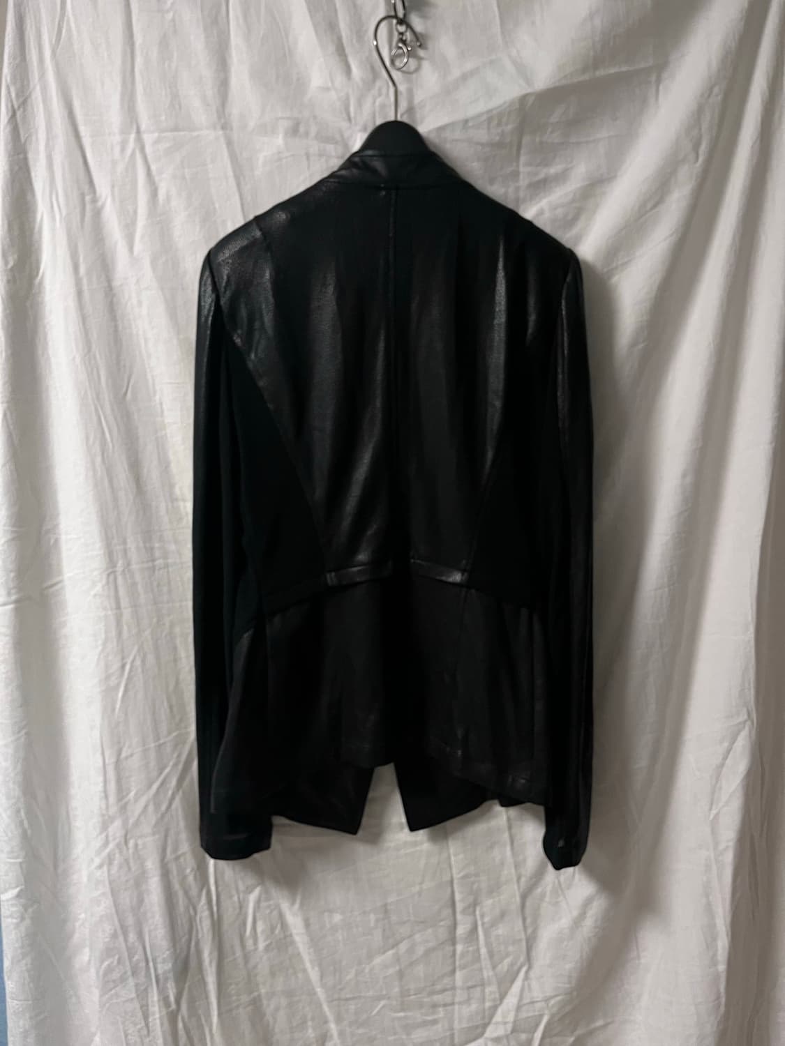 Egoist Python Sheep Leather Mix Jacket 상품이미지5