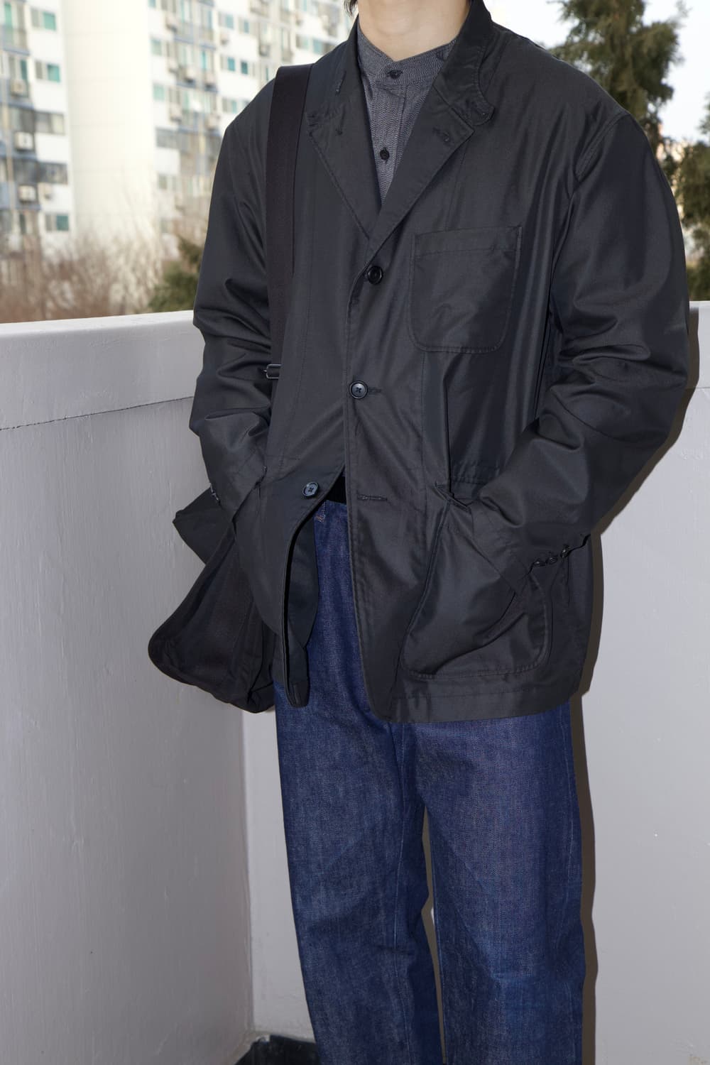 ENGINEERED GARMETS 로이터 자켓 블랙 상품이미지8