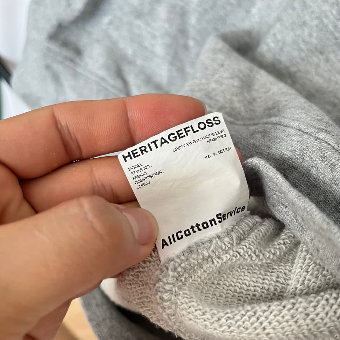 헤리티지 플로스 Gym Half Sleeve 상품이미지3