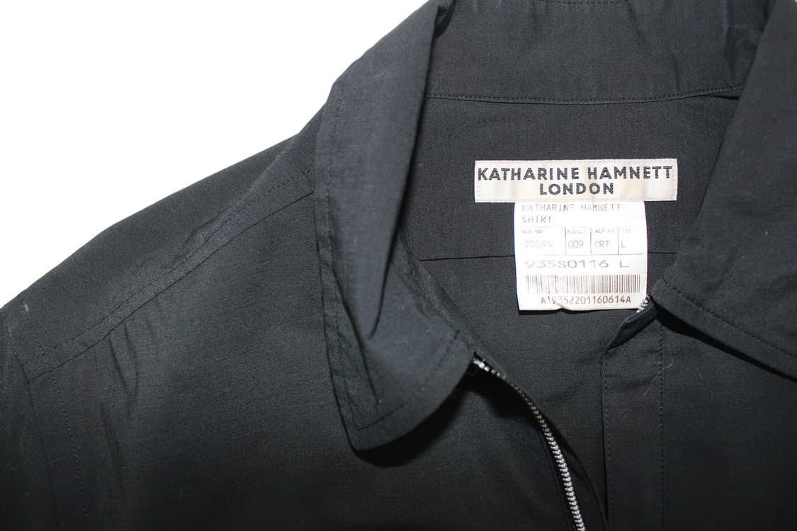 1990s Katharine Hamnett 캐서린햄넷 집업 셔츠 상품이미지3