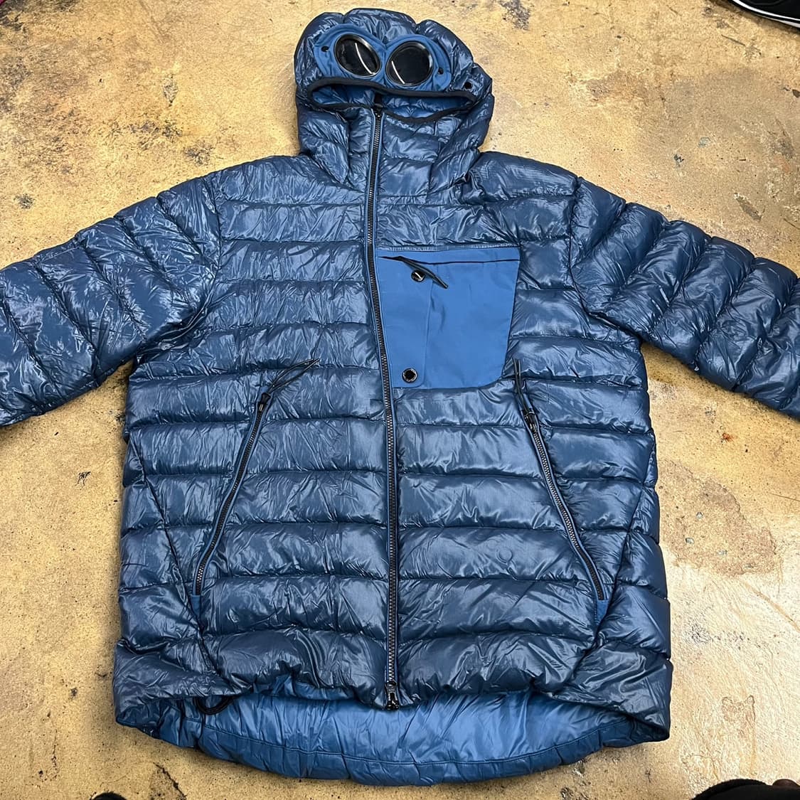 [정품/52] C.P.컴퍼니 D.D.SHELL 고글 패딩 자켓 b17 상품이미지3