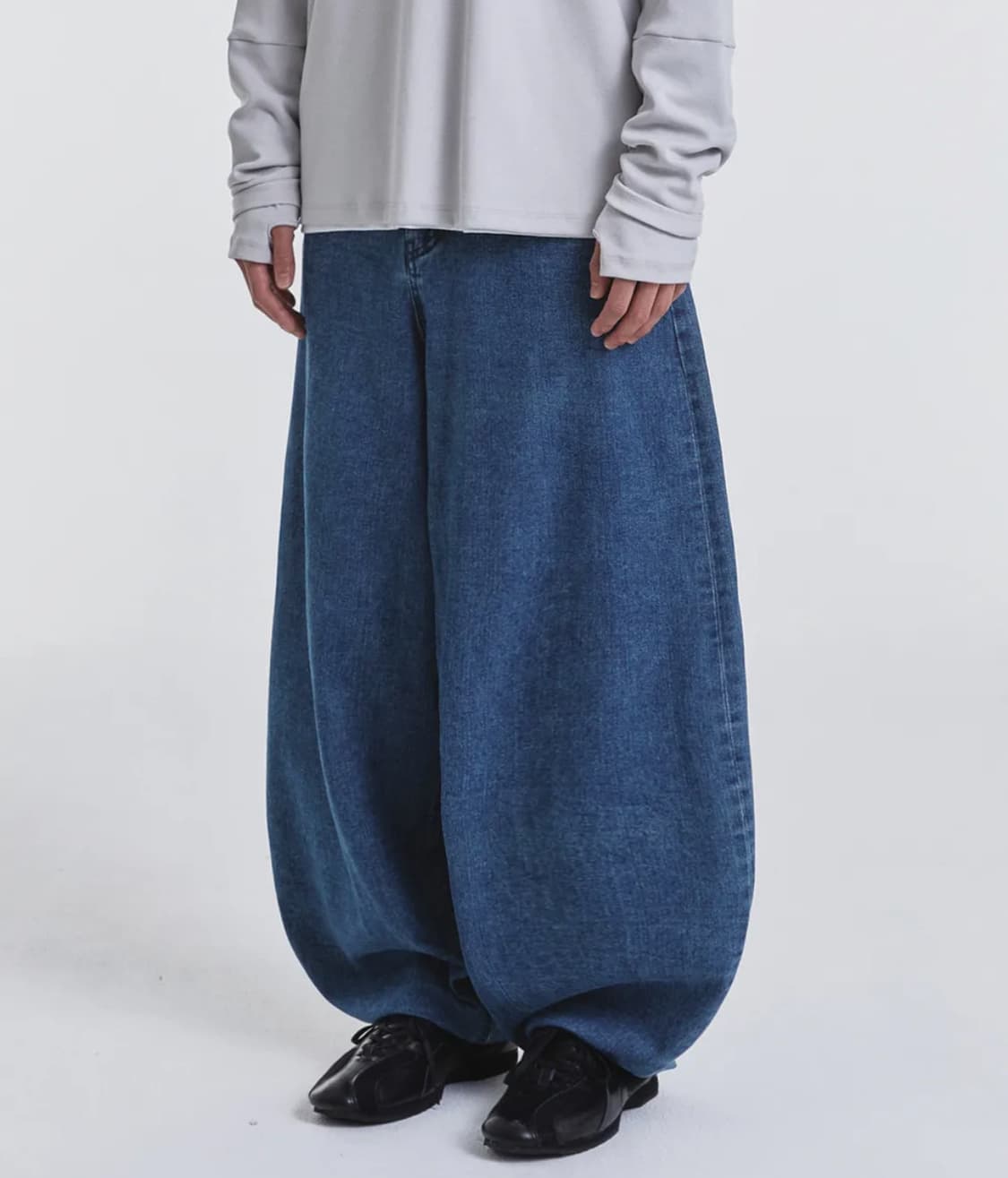 기철 벌룬핏 데님팬츠 상품이미지1