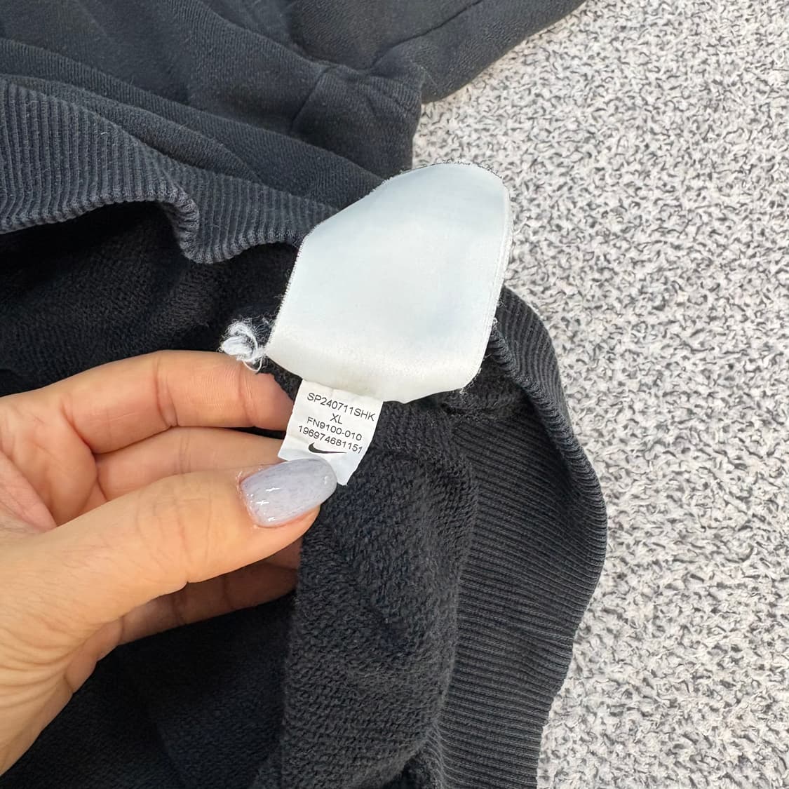 80 나이키 키즈 저스트두잇 후드티 0303J 상품이미지6