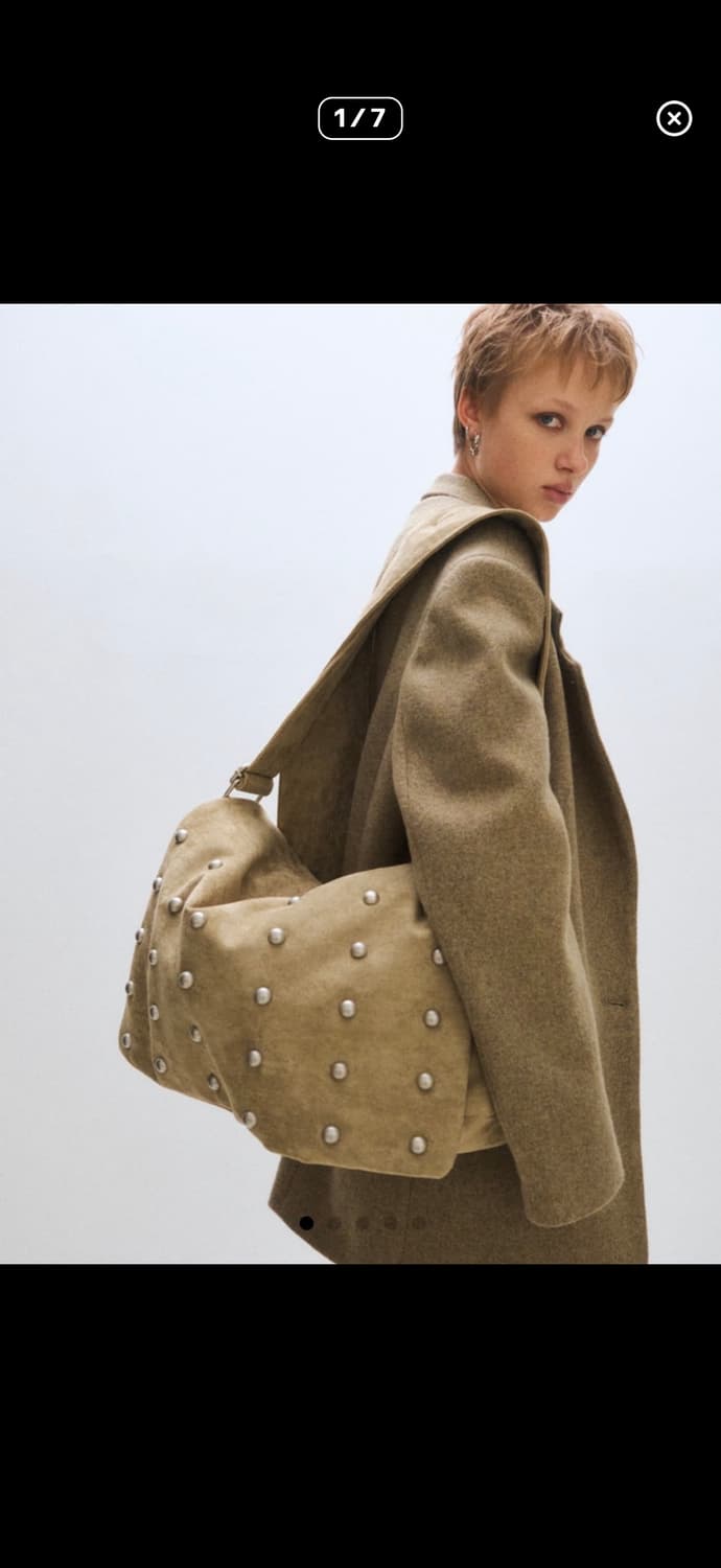 플리즈프로젝트 스웨이드 숄더백 상품이미지1