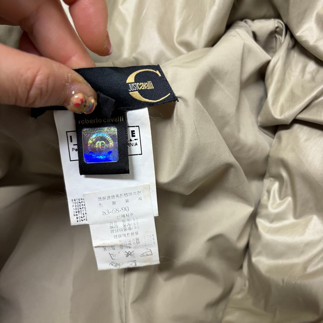 90s 저스트 카발리 본디지 푸퍼 자켓[2116] 상품이미지8