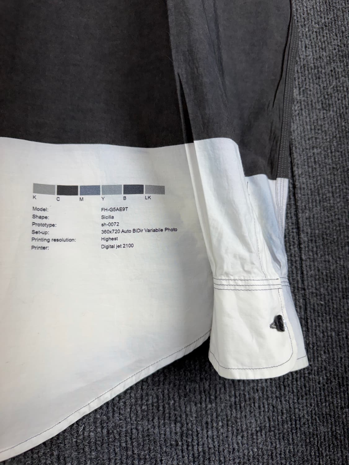 돌체앤가바나 잉크다잉 블럭셔츠 상품이미지4