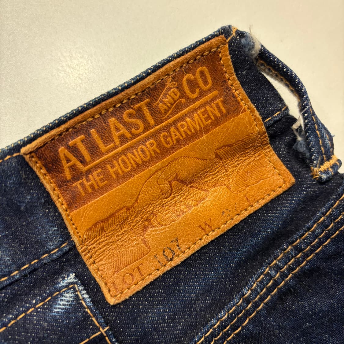 [36] 앳라코 ATLAST&CO lot.107 데님 팬츠 C69 상품이미지4