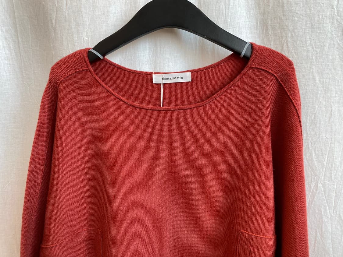 DOMAMARIE 적갈색 오버핏 니트(F/미사용품) 상품이미지3