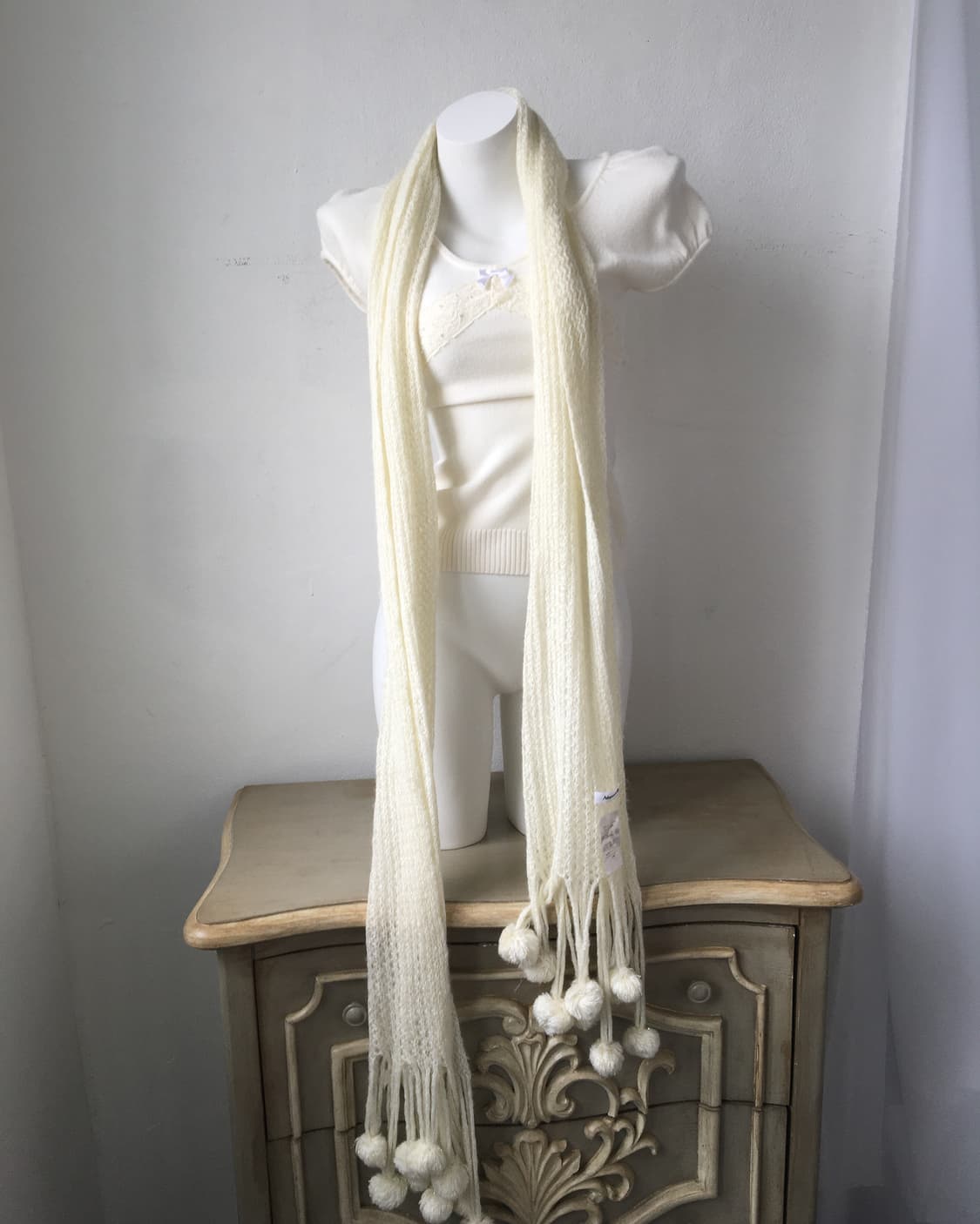 pompom knit muffler 상품이미지4