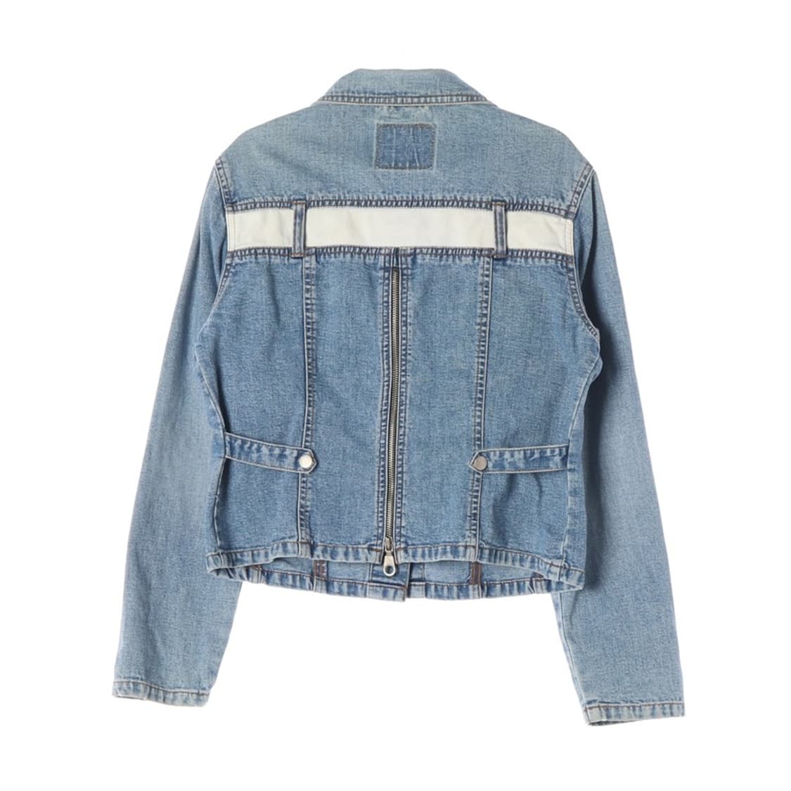 COUNT DOWN CLUB 화이트 배색 빈티지 데님 자켓 95 상품이미지2