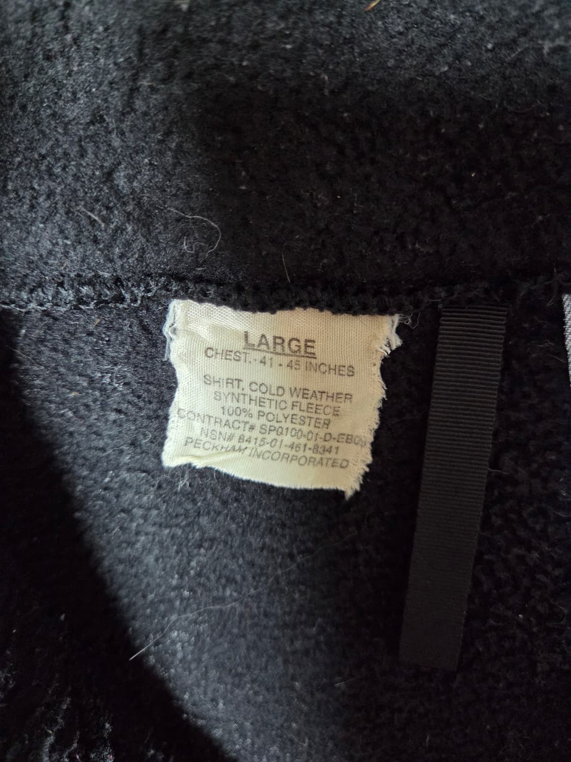 미군 폴라텍300 플리스 .L 팩햄 제조사 제품 상품이미지2