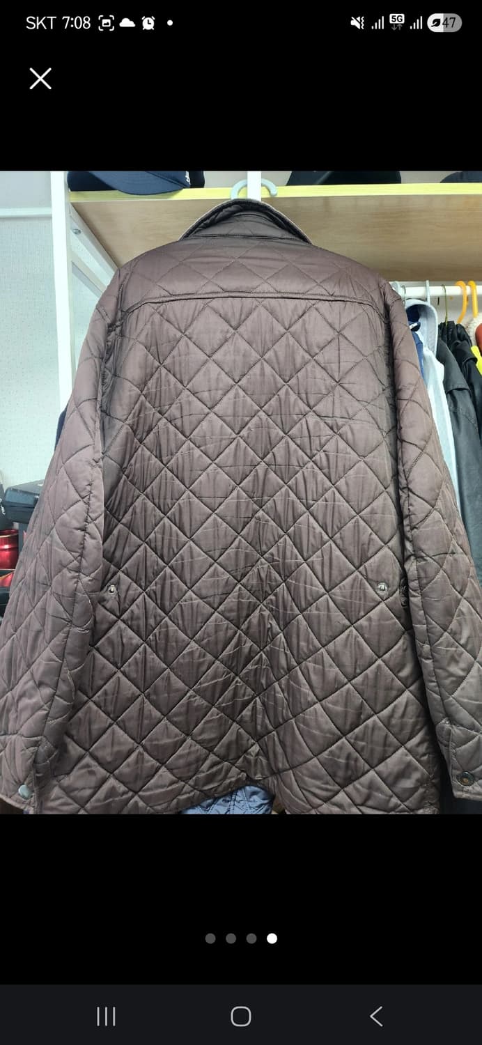 바버 퀼팅 자켓 L 상품이미지5