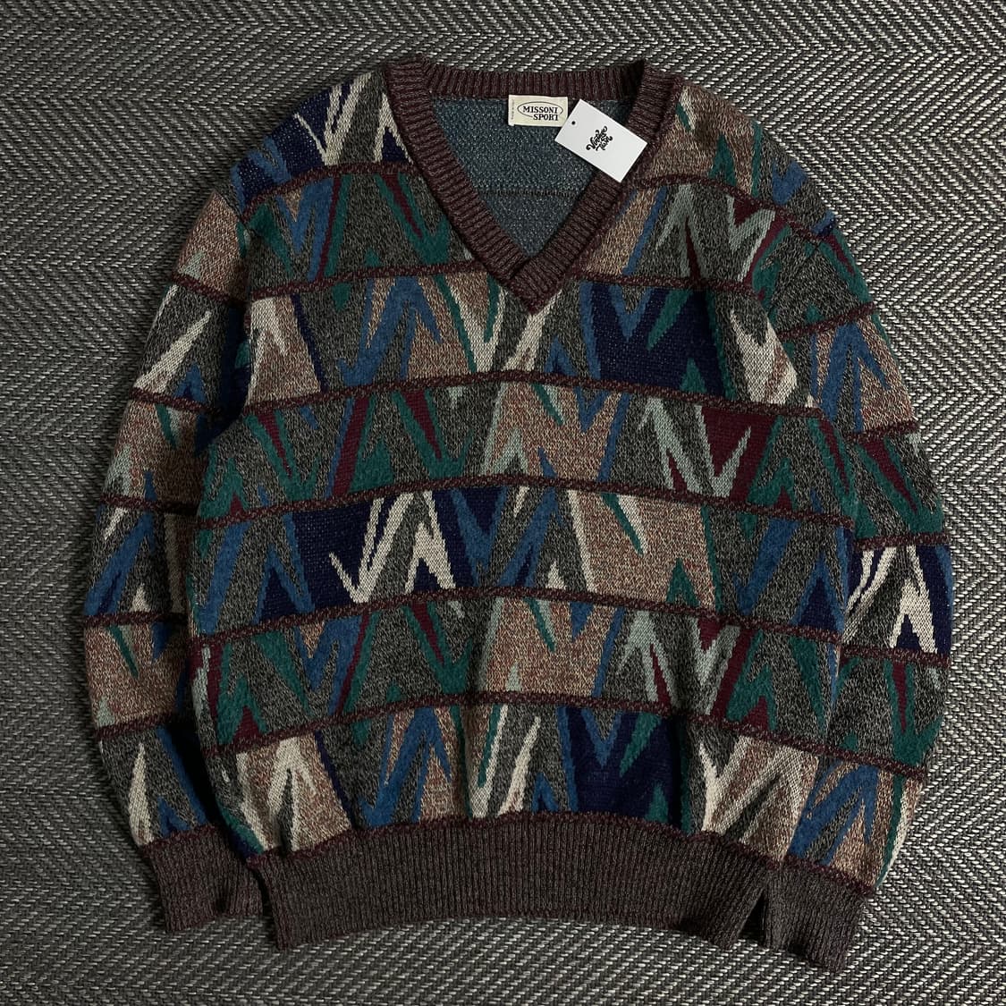 미쏘니 아카이브 패턴 스웨터o 3199 상품이미지1