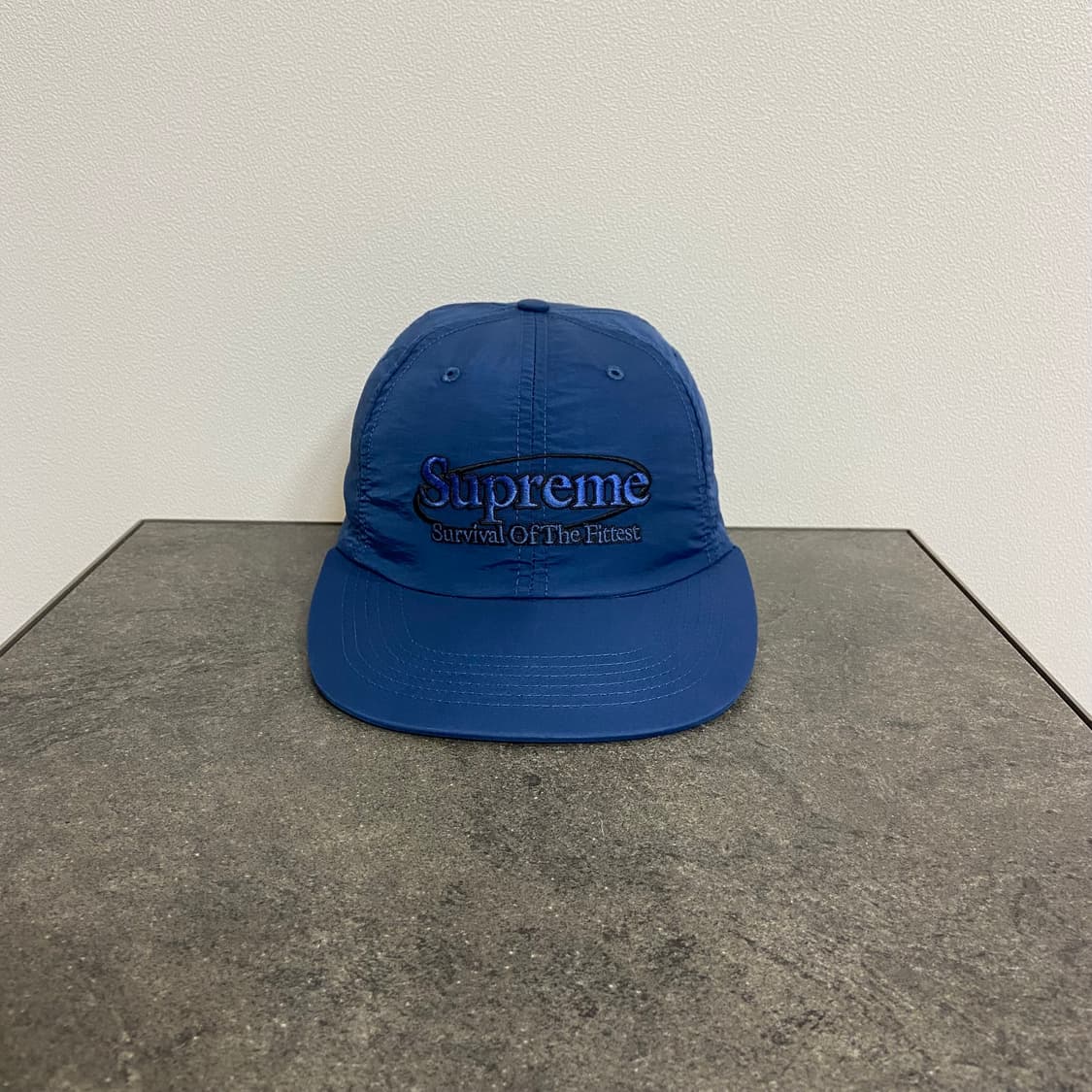 (OS) 슈프림 6패널 볼캡 모자 서바이벌 네이비 상품이미지1