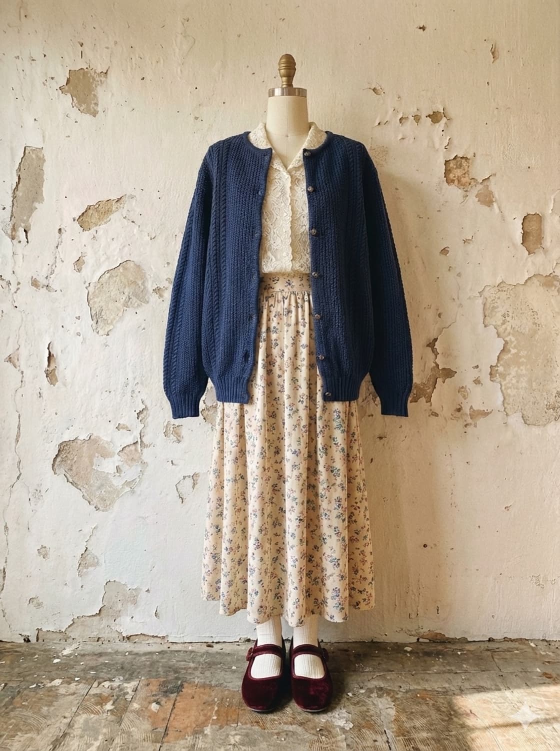  독일 'VOLLMER' 빈티지 티롤리안 가디건 상품이미지4