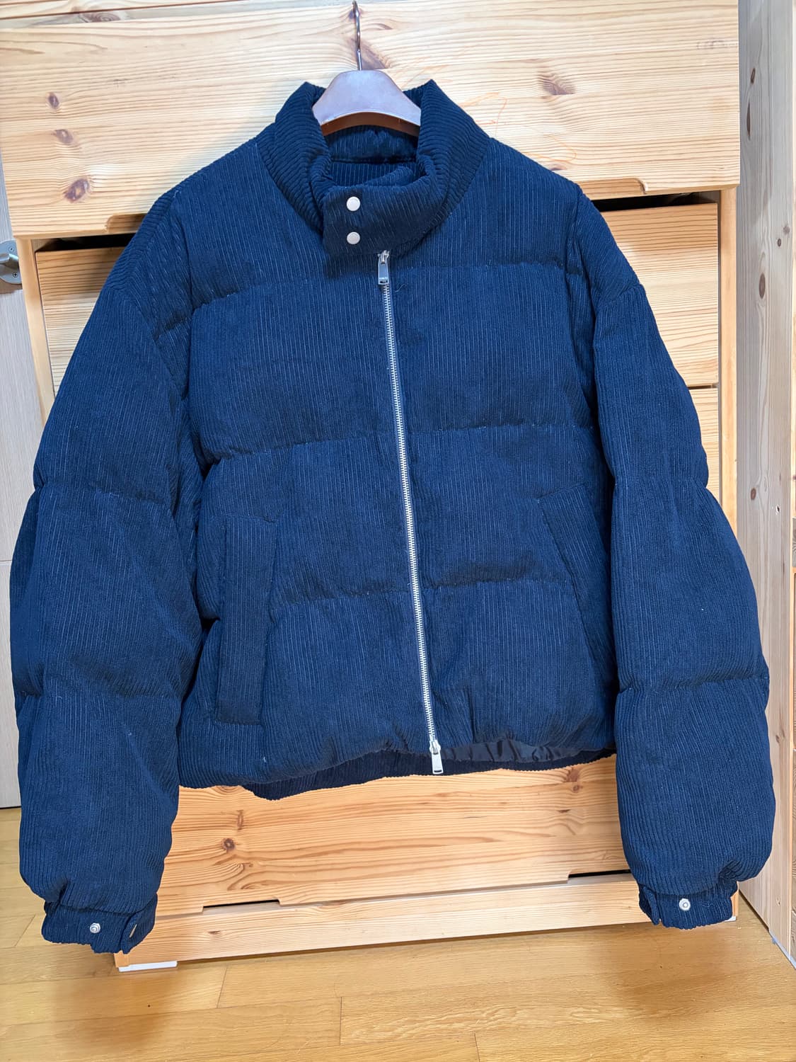 키뮤어 코듀로이 해링턴 덕다운 RDS 다운점퍼 M 상품이미지1