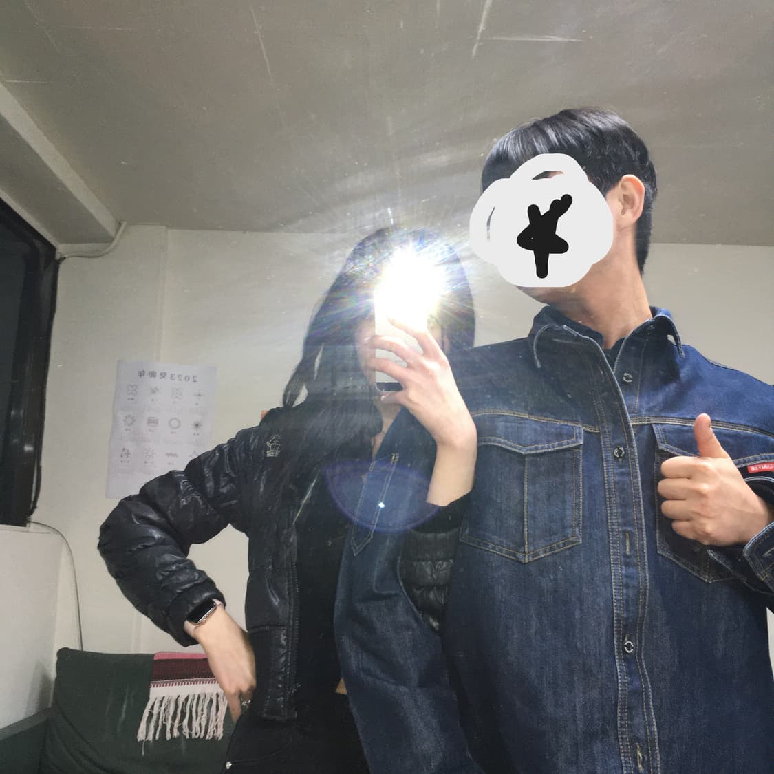 투티/0304 SOMETHING JPN 빈티지 숏패딩 유광 블랙 Y2K 상품이미지3